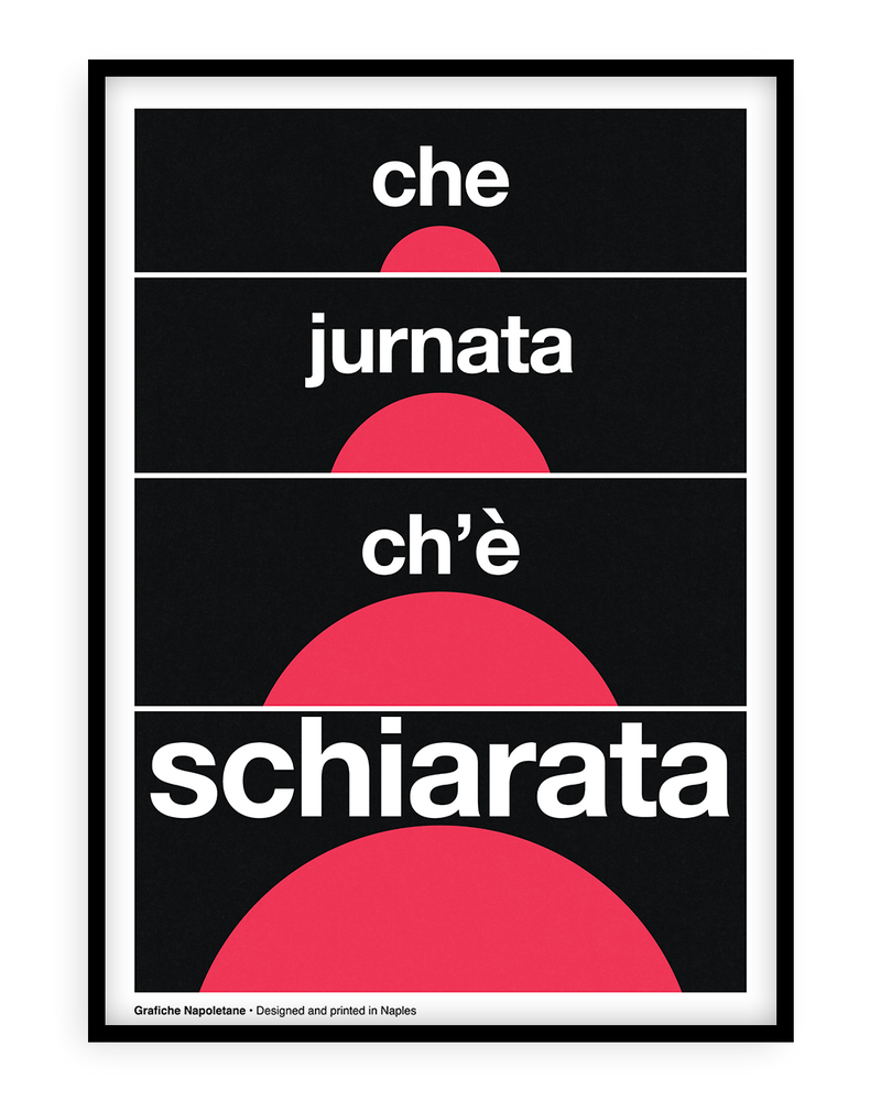 Stampa napoletana "Che Jurnata" di Grafiche Napoletane