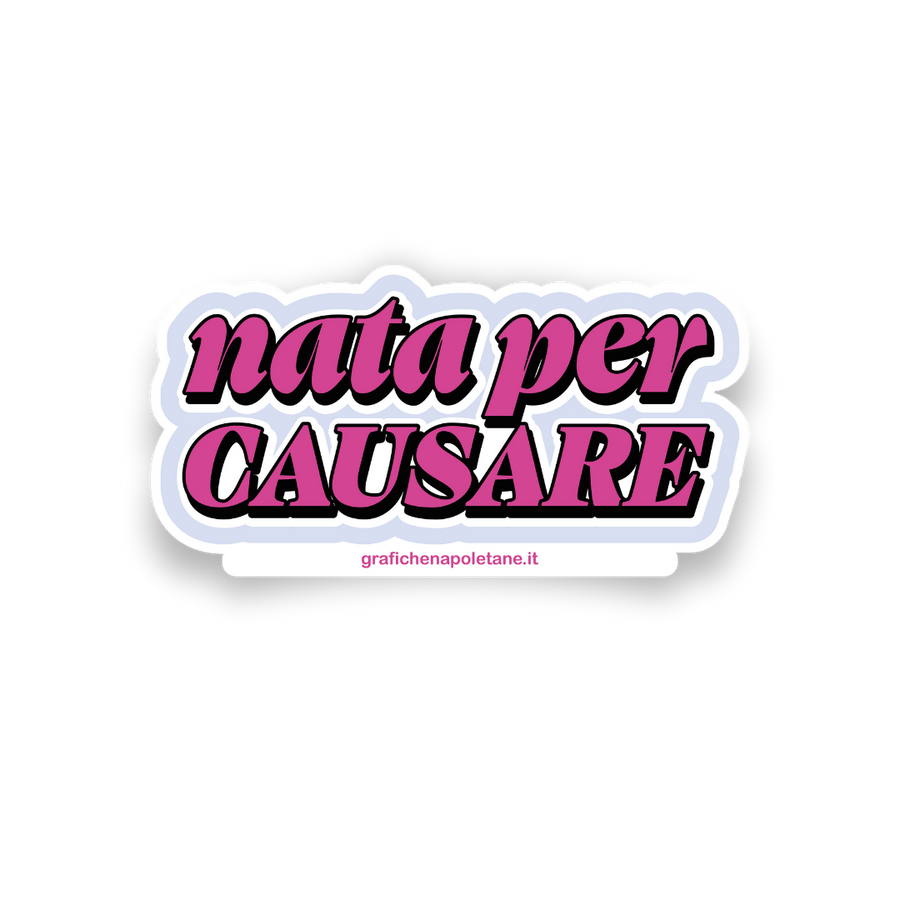 Sticker Nata per Causare