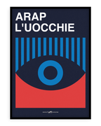 Stampa napoletana "Arap L'Uocchie" di Grafiche Napoletane