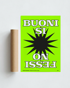 Stampa napoletana "Buoni sì, fessi no" di Grafiche Napoletane – foto 2