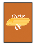 Stampa napoletana "Carbs Life" di Grafiche Napoletane