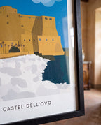 Poster "Castel dell'Ovo" di Simone Gattullo per Grafiche Napoletane – foto 3