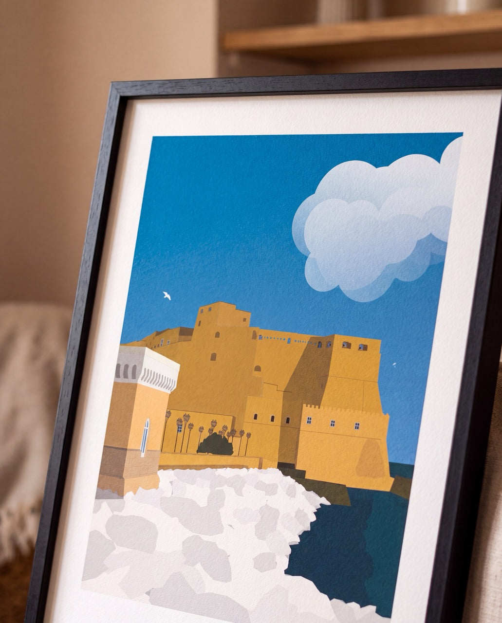 Poster "Castel dell'Ovo" di Simone Gattullo per Grafiche Napoletane – foto 4