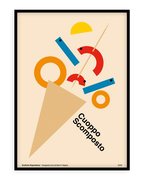 Stampa napoletana "Cuoppo Scomposto" di Grafiche Napoletane