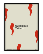 Stampa napoletana "Curniciello Tattico" di Grafiche Napoletane