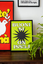 Stampa napoletana "Buoni sì, fessi no" di Grafiche Napoletane – foto 3
