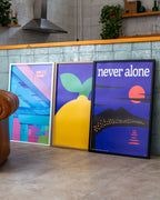 Stampa napoletana "Never Alone" di Grafiche Napoletane – foto 2