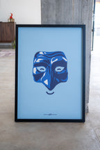 Stampa napoletana "Pulcinella Blu" di Grafiche Napoletane – foto 5