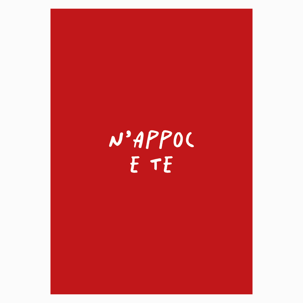 Stampa napoletana "N'Appoc e Te Rosso" di Grafiche Napoletane – foto 2