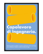Stampa napoletana "Maccheroni" di Grafiche Napoletane