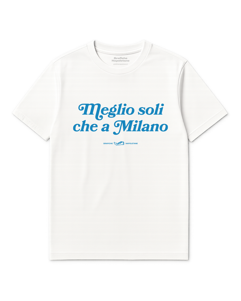 T-Shirt “Meglio soli che a Milano”