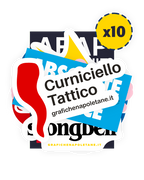 Pack di 10 sticker napoletani a sorpresa – Grafiche Napoletane – foto 2