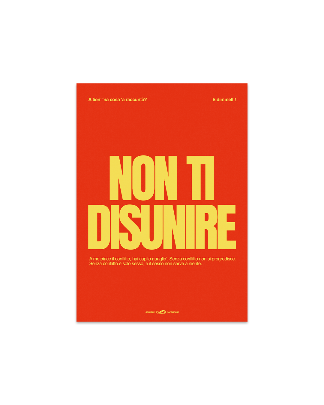 Cartolina Non Ti Disunire