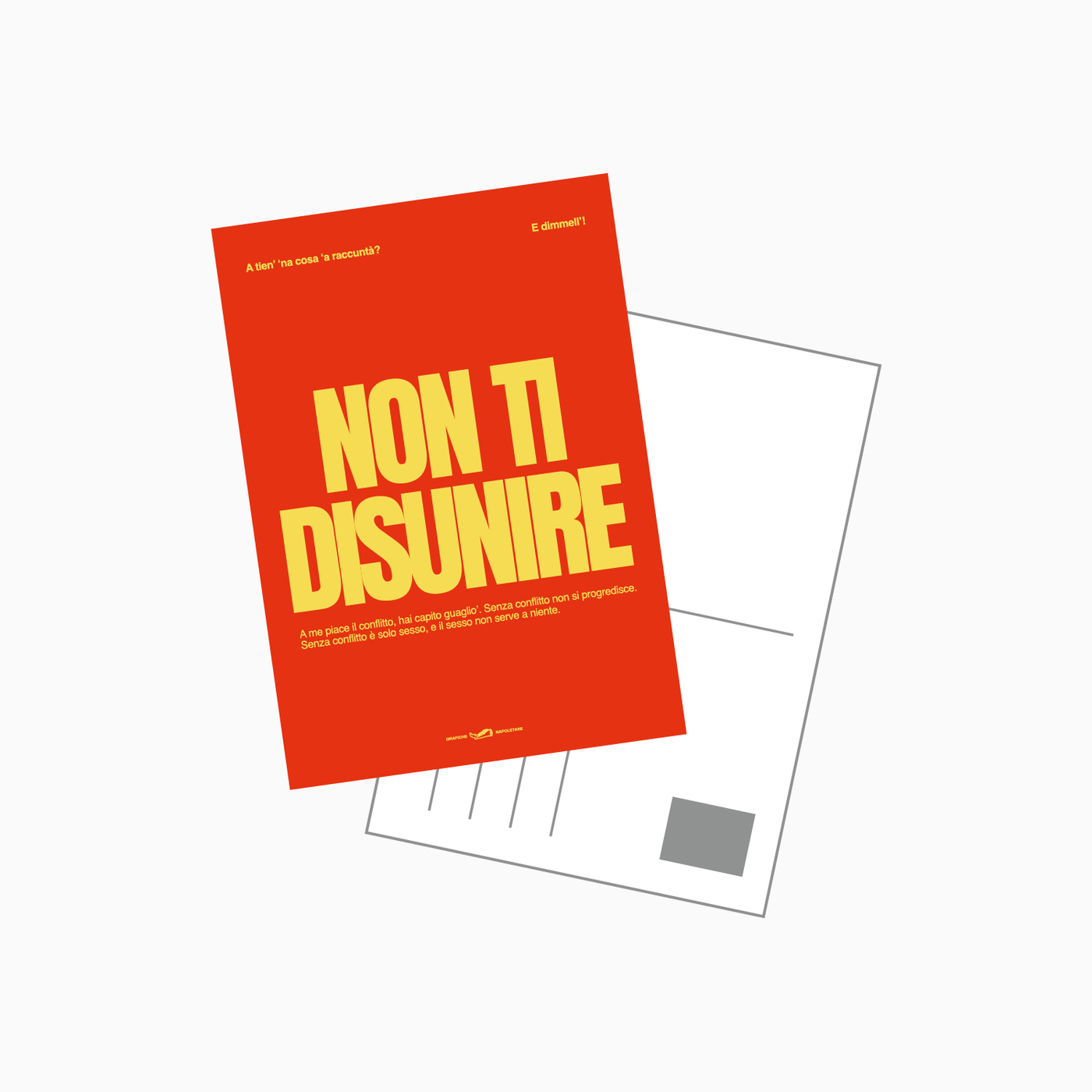 Cartolina Non Ti Disunire