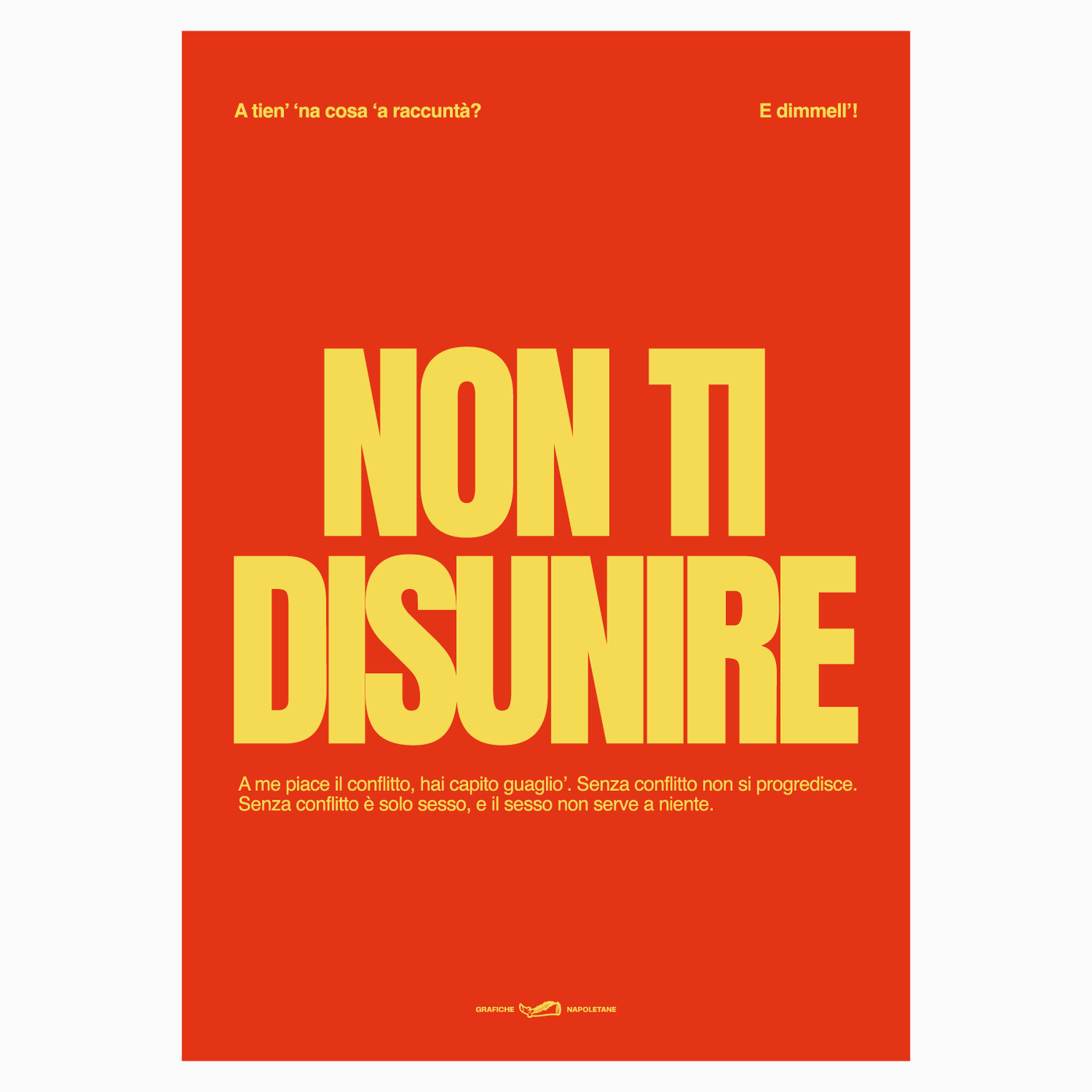Cartolina Non Ti Disunire