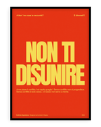 Stampa napoletana "Non Ti Disunire" di Grafiche Napoletane