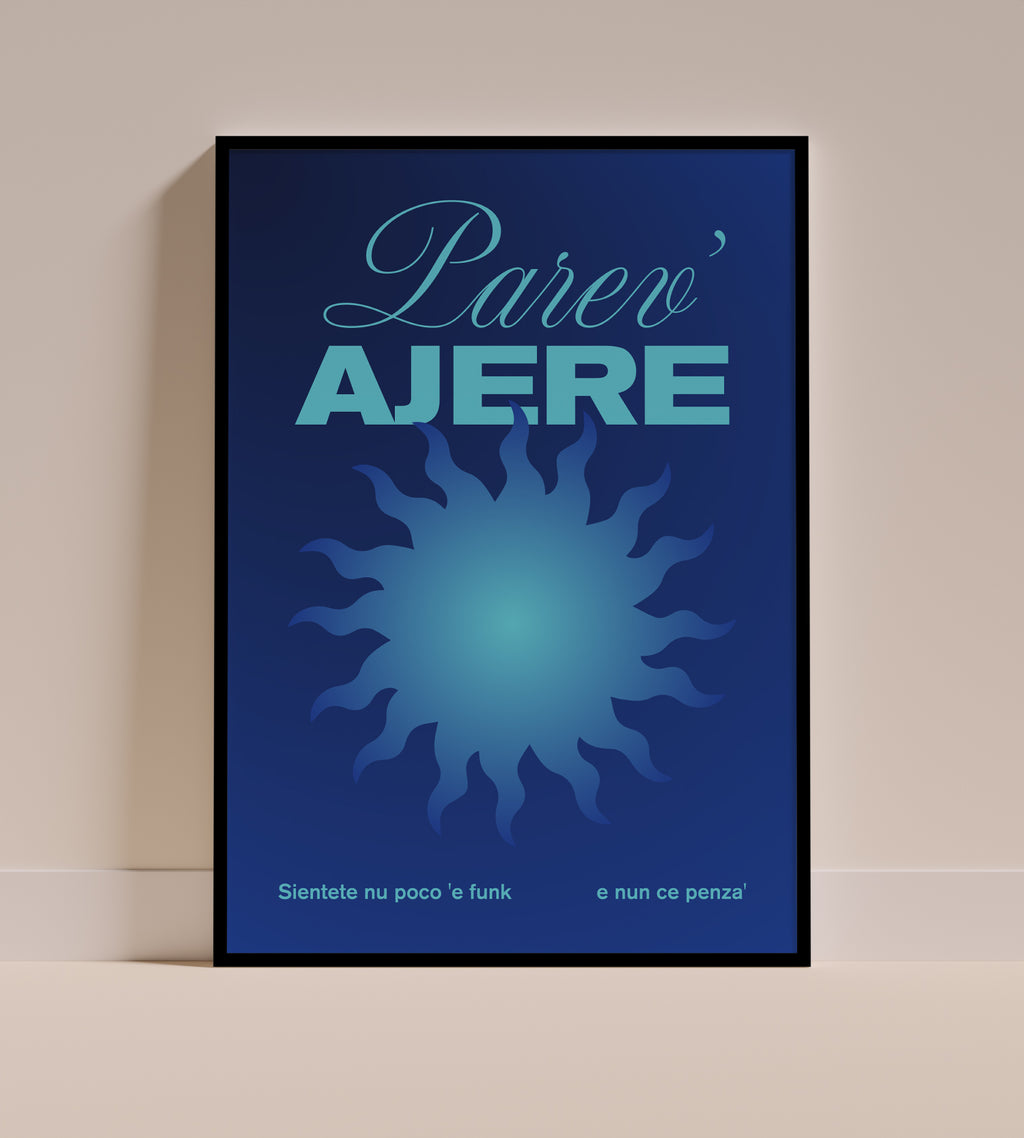Stampa napoletana "Parev' Ajere Di Notte" di Grafiche Napoletane – foto 4