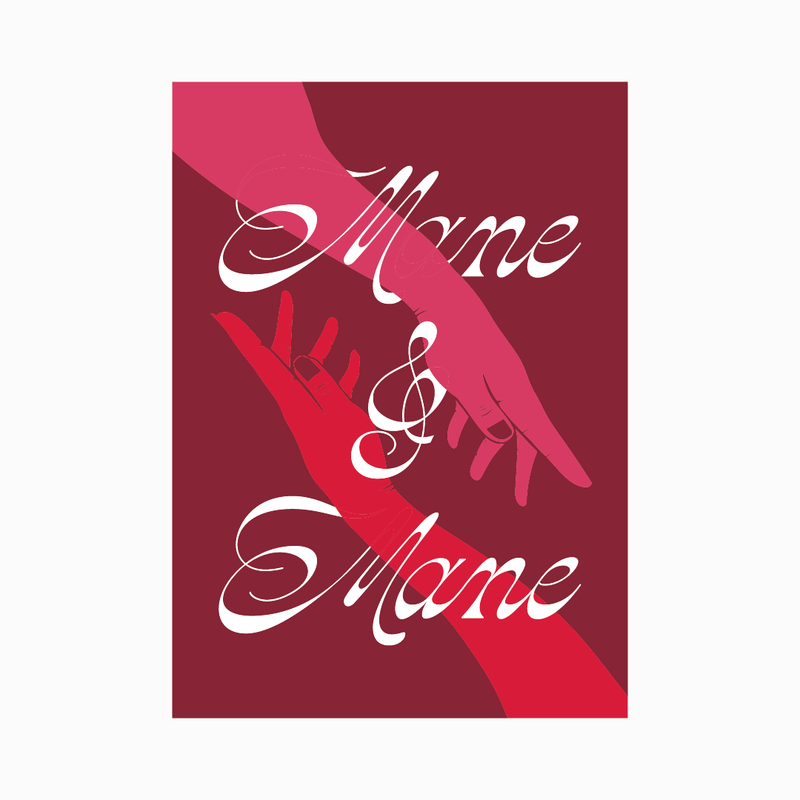 Stampa napoletana "Mane & Mane Passione" di Grafiche Napoletane