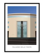 Poster "Palazzo delle Poste" di Simone Gattullo per Grafiche Napoletane