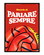 Stampa napoletana "Pariare Sempre" di Grafiche Napoletane