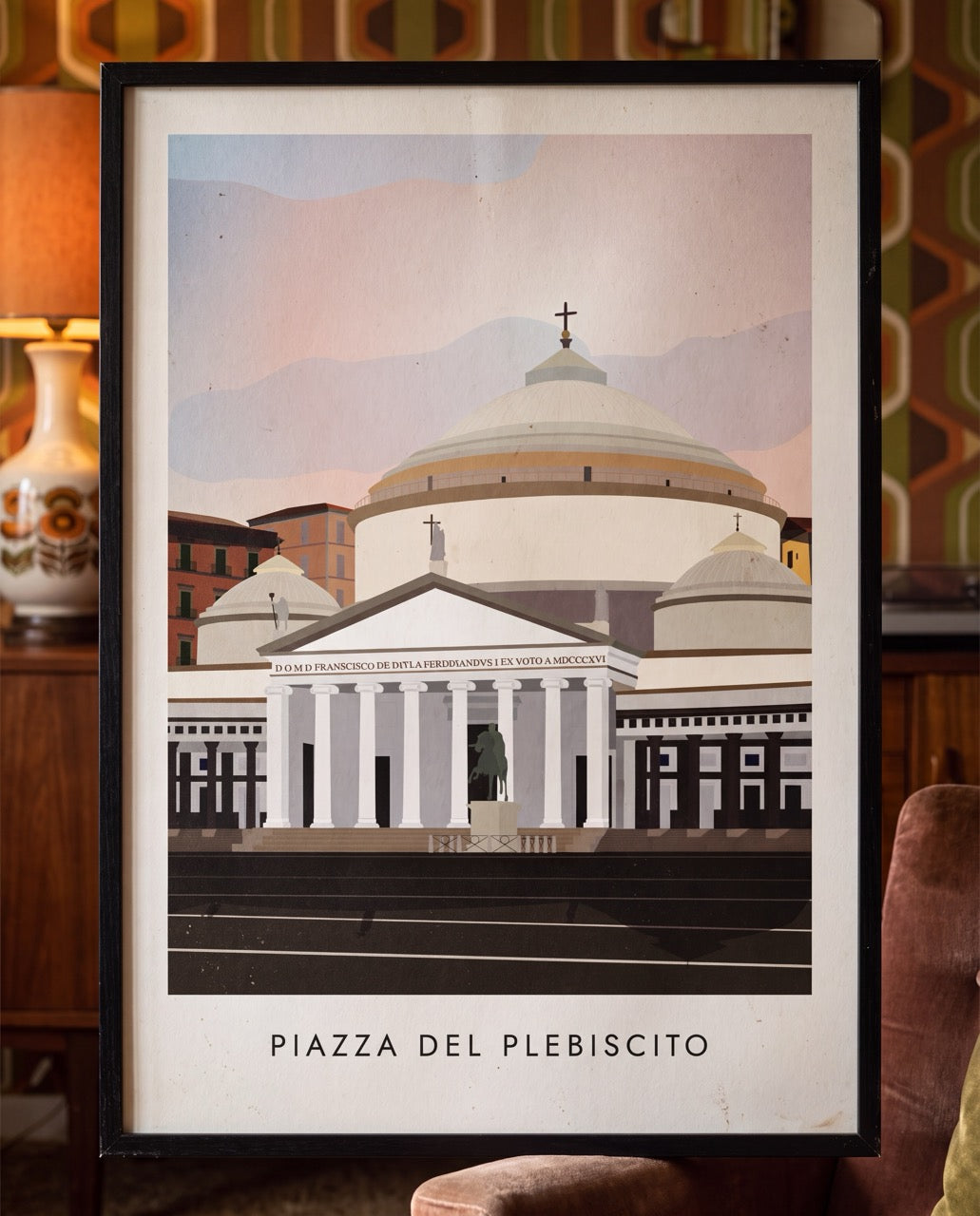 Poster "Piazza del Plebiscito" di Simone Gattullo per Grafiche Napoletane – foto 4