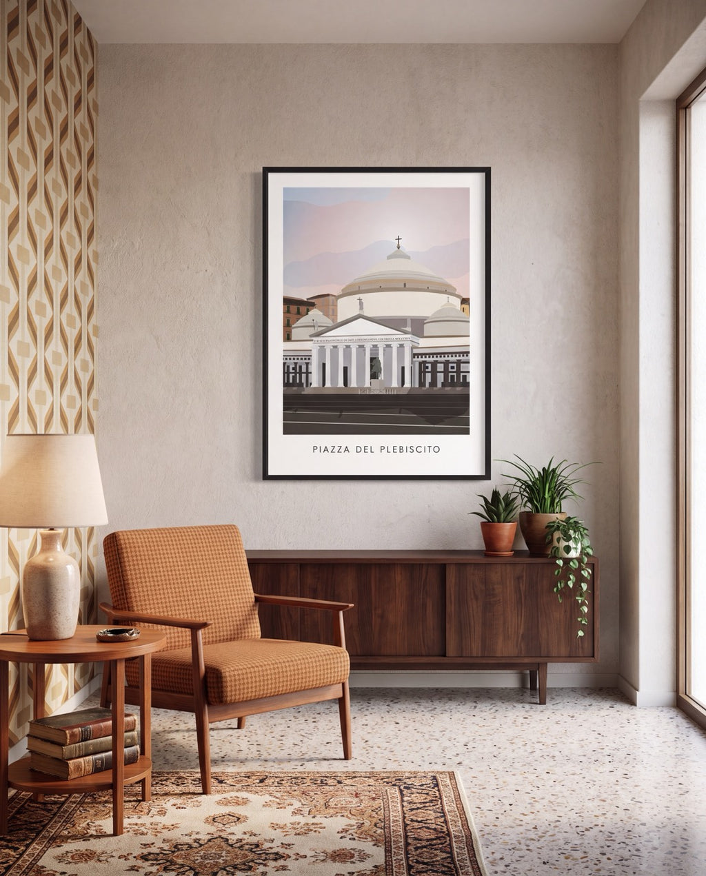 Poster "Piazza del Plebiscito" di Simone Gattullo per Grafiche Napoletane – foto 2