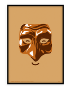 Stampa napoletana "Pulcinella Caffè" di Grafiche Napoletane