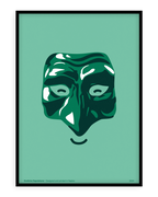 Stampa napoletana "Pulcinella Verde" di Grafiche Napoletane