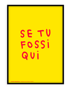 Stampa napoletana "Se tu fossi qui" di Grafiche Napoletane