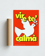Stampa napoletana "Calmati" di Grafiche Napoletane – foto 3