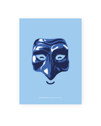 Mini stampa napoletana "Pulcinella" di Grafiche Napoletane