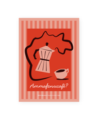 Mini stampa napoletana "Ammafanucafè?" di Grafiche Napoletane