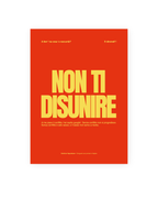Mini stampa napoletana "Non Ti Disunire" di Grafiche Napoletane