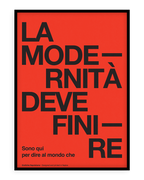 Stampa napoletana "La modernità" di Grafiche Napoletane