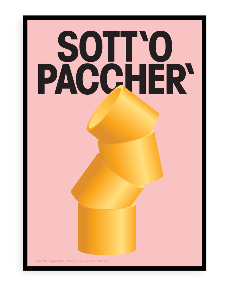 Stampa napoletana "Sotto al pacchero" di Grafiche Napoletane